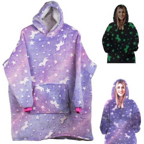 Ciepła bluza koc oversize xxl 2w1 gruba futrzak Ciepła bluza koc oversize xxl 2w1 gruba futrzak