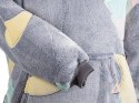 Ciepła bluza koc świecąca dla dziecka junior 2w1