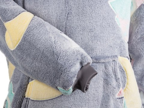Ciepła bluza koc świecąca dla dziecka junior 2w1 Ciepła bluza koc świecąca dla dziecka junior 2w1