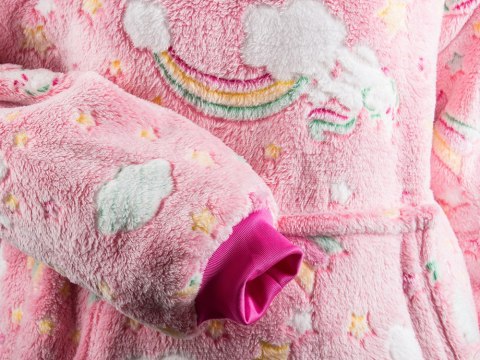 Ciepła bluza koc świecąca dla dziecka junior 2w1 Ciepła bluza koc świecąca dla dziecka junior 2w1