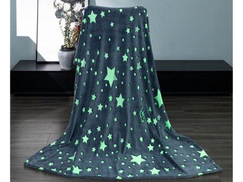 Koc z rękawami polar ciepła bluza szlafrok neon Koc z rękawami polar ciepła bluza szlafrok neon