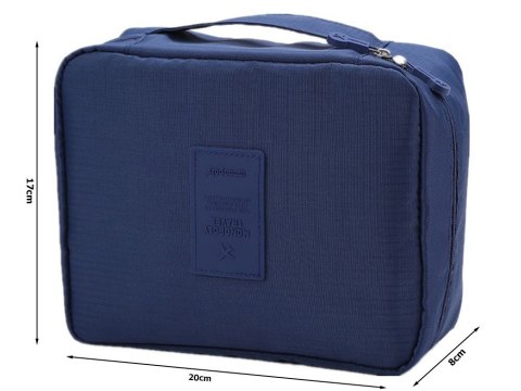 Kosmetyczka podróżna organizer turystyczny granat Kosmetyczka podróżna organizer turystyczny granat