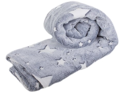 Miękki koc pled narzuta na łóżko świecący 150x180 Miękki koc pled narzuta na łóżko świecący 150x180