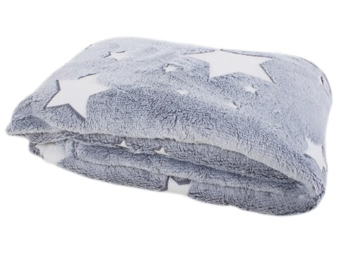 Miękki koc pled narzuta na łóżko świecący 150x180 Miękki koc pled narzuta na łóżko świecący 150x180