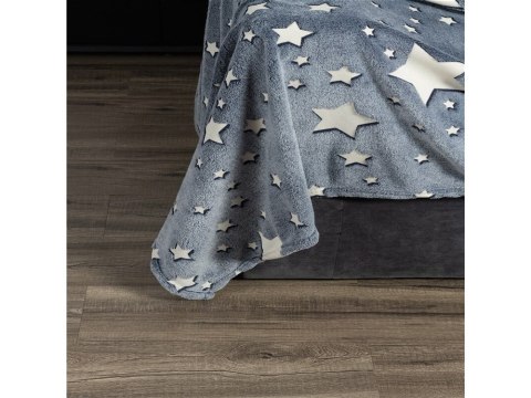 Miękki koc pled narzuta na łóżko świecący 150x200 Miękki koc pled narzuta na łóżko świecący 150x200