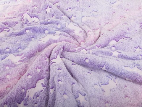 Miękki koc pled narzuta na łóżko świecący 150x200 Miękki koc pled narzuta na łóżko świecący 150x200