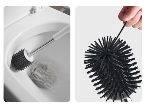 Szczotka toaletowa silikonowa wisząca łazienki wc Szczotka toaletowa silikonowa wisząca łazienki wc