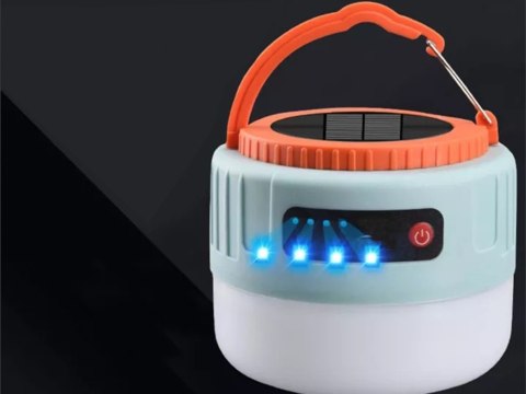 Lampa lampka solarna turystyczna na biwak usb led Lampa lampka solarna turystyczna na biwak usb led