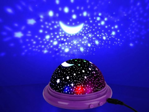 Projektor gwiazd lampka nocna nieba okrągła led Projektor gwiazd lampka nocna nieba okrągła led