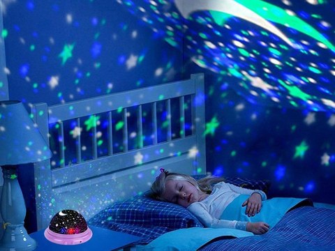 Projektor gwiazd lampka nocna nieba okrągła led Projektor gwiazd lampka nocna nieba okrągła led
