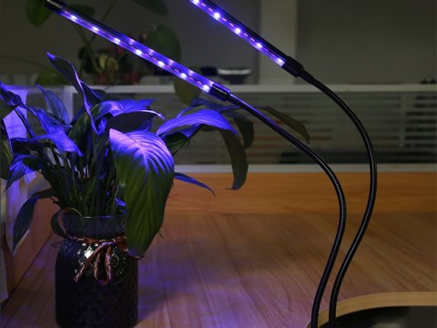 2x lampa do wzrostu roślin 40 led timer usb klips 2x lampa do wzrostu roślin 40 led timer usb klips