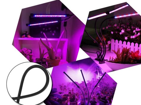 2x lampa do wzrostu roślin 40 led timer usb klips 2x lampa do wzrostu roślin 40 led timer usb klips