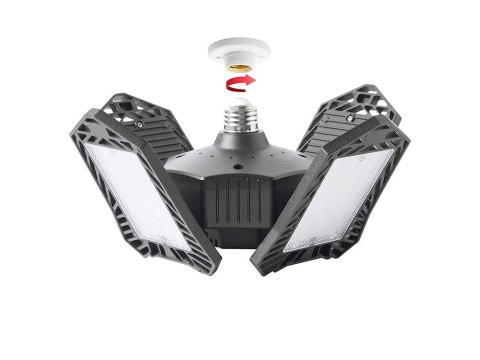 Lampa warsztatowa sufitowa składana led mocna e27 Lampa warsztatowa sufitowa składana led mocna e27