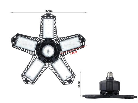 Lampa warsztatowa sufitowa składana led mocna e27 Lampa warsztatowa sufitowa składana led mocna e27