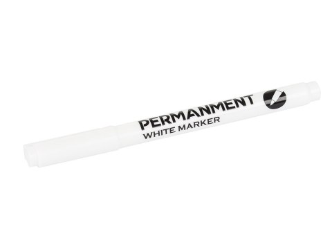 Marker pisak permanentny biały do opon szyb stali Marker pisak permanentny biały do opon szyb stali