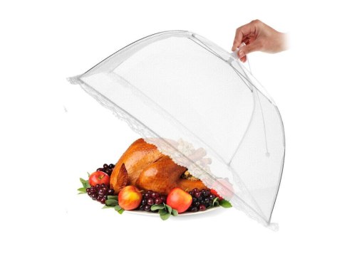 Moskitiera osłona siatka na jedzenie owoce grill ochrona przed owadami 34cm Moskitiera osłona siatka na jedzenie owoce grill ochrona przed owadami 34cm
