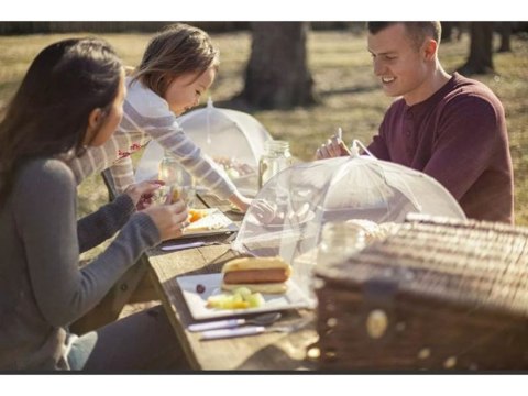 Moskitiera osłona siatka na jedzenie owoce grill ochrona przed owadami 40cm Moskitiera osłona siatka na jedzenie owoce grill ochrona przed owadami 40cm