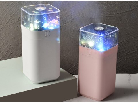 Nawilżacz powietrza projektor gwiazd lampka nocna Nawilżacz powietrza projektor gwiazd lampka nocna