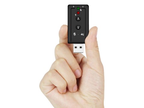 Karta dźwiękowa usb 7.1 mikrofon słuchawki jack Karta dźwiękowa usb 7.1 mikrofon słuchawki jack