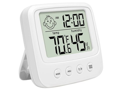 Termometr higrometr elektroniczny wewnętrzny zegar Termometr higrometr elektroniczny wewnętrzny zegar