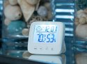 Termometr higrometr elektroniczny wewnętrzny zegar