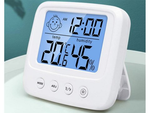 Termometr higrometr elektroniczny wewnętrzny zegar Termometr higrometr elektroniczny wewnętrzny zegar