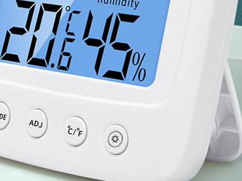 Termometr higrometr elektroniczny wewnętrzny zegar Termometr higrometr elektroniczny wewnętrzny zegar