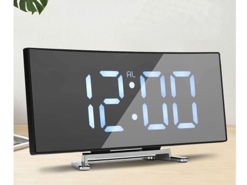 Zegar cyfrowy elektroniczny budzik led termometr Zegar cyfrowy elektroniczny budzik led termometr