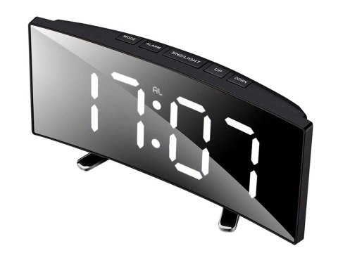 Zegar cyfrowy elektroniczny budzik led termometr Zegar cyfrowy elektroniczny budzik led termometr
