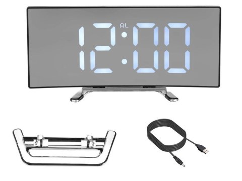 Zegar cyfrowy elektroniczny budzik led termometr Zegar cyfrowy elektroniczny budzik led termometr