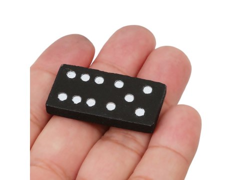 Domino drewniane gra w pudełku 28 elementów Domino drewniane gra w pudełku 28 elementów