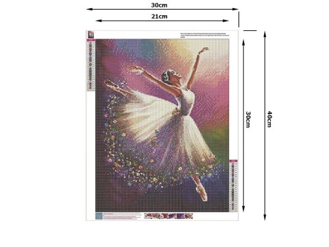Haft diamentowy baletnica zestaw diamond painting Haft diamentowy baletnica zestaw diamond painting