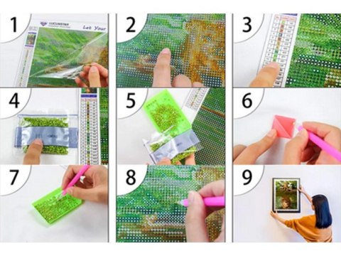 Haft diamentowy baletnica zestaw diamond painting Haft diamentowy baletnica zestaw diamond painting
