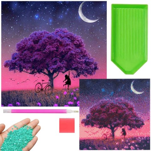 Haft diamentowy drzewo zestaw diamond painting Haft diamentowy drzewo zestaw diamond painting