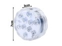 Lampa basenowa podwodna światła 10 led pilot rgb ip68 wodoodporna do basenu