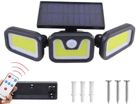 Lampa solarna 100 cob z czujnikiem ruchu zmierzchu Lampa solarna 100 cob z czujnikiem ruchu zmierzchu