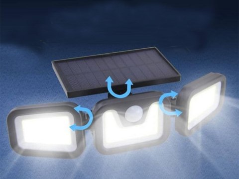 Lampa solarna 100 cob z czujnikiem ruchu zmierzchu Lampa solarna 100 cob z czujnikiem ruchu zmierzchu