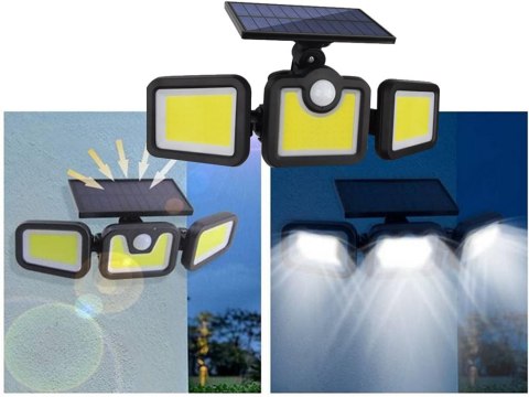 Lampa solarna 100 cob z czujnikiem ruchu zmierzchu Lampa solarna 100 cob z czujnikiem ruchu zmierzchu