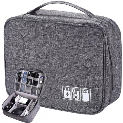 Organizer podróżny torba etui na ładowarki i kable Organizer podróżny torba etui na ładowarki i kable