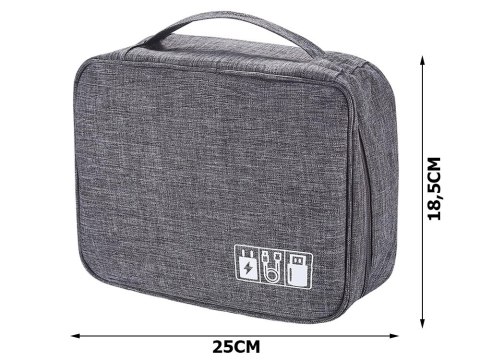 Organizer podróżny torba etui na ładowarki i kable Organizer podróżny torba etui na ładowarki i kable