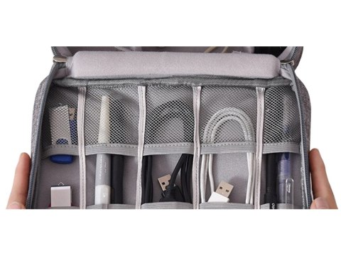 Organizer podróżny torba etui na ładowarki i kable Organizer podróżny torba etui na ładowarki i kable