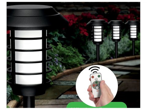 Lampa ogród solarna pochodnia latarnia rgb pilot Lampa ogród solarna pochodnia latarnia rgb pilot