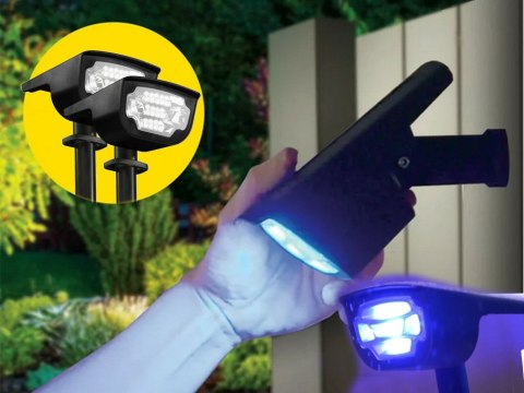 Lampa ogrodowa solarna wbijana lampka led kolory Lampa ogrodowa solarna wbijana lampka led kolory