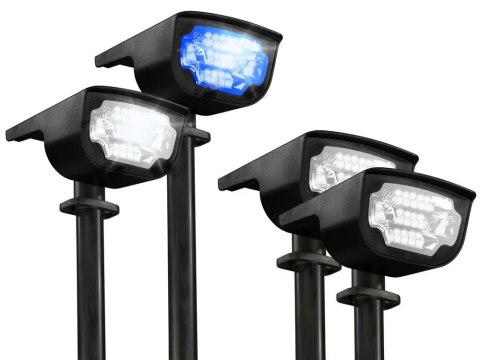 Lampa ogrodowa solarna wbijana lampka led kolory Lampa ogrodowa solarna wbijana lampka led kolory