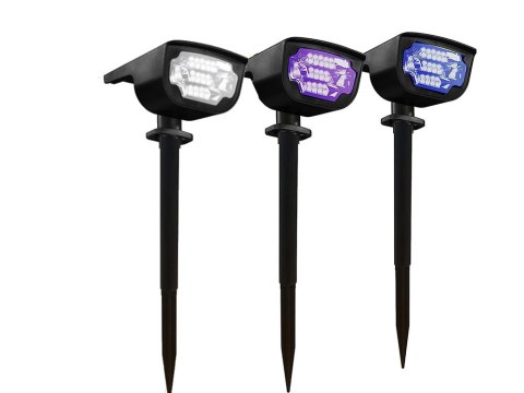 Lampa ogrodowa solarna wbijana lampka led kolory Lampa ogrodowa solarna wbijana lampka led kolory