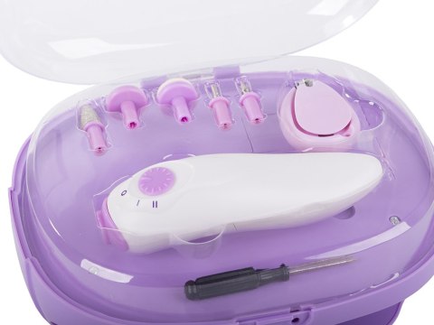Frezarka do paznokci manicure pedicure suszarka zestaw akcesoria 7w1 Frezarka do paznokci manicure pedicure suszarka zestaw akcesoria 7w1
