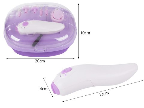 Frezarka do paznokci manicure pedicure suszarka zestaw akcesoria 7w1 Frezarka do paznokci manicure pedicure suszarka zestaw akcesoria 7w1