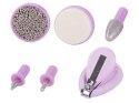 Frezarka do paznokci manicure pedicure suszarka zestaw akcesoria 7w1