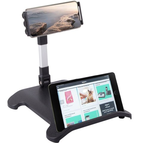 Podstawka stojak pod telefon na tablet uchwyt teleskopowy 2w1 Podstawka stojak pod telefon na tablet uchwyt teleskopowy 2w1