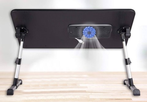 Stolik pod laptopa składany do łóżka stół podkładka chłodząca wentylator Stolik pod laptopa składany do łóżka stół podkładka chłodząca wentylator